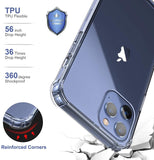 iPhone 12 Pro/Pro Max Shockproof Clear Bumper Case - ARKAY KOLLECTION