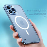 Magnetic Charging Aluminium Case Cover for iPhone - ARKAY KOLLECTION